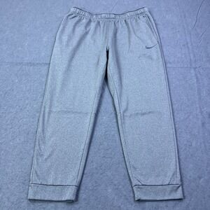 Nike Slacker KO Therma-Fit Joggers Mens 2XL Grey Cuffed Training Pants 839098